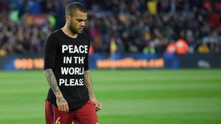 Barcelona vs. Real Madrid: Dani Alves pide la paz mundial tras derrota