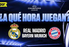 Real Madrid vs Bayern: a qué hora juegan en el Santiago Bernabéu