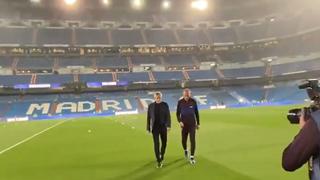 Se juega con cancha rápida: la fuerte lluvia que azotó al Santiago Bernabéu en la previa del Real Madrid vs. Barcelona