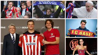 Como Matt Damon con el Atlético de Madrid, ¿de qué equipos son los famosos?