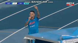 Aprovechó el error de Szczesny: Politano puso el 1-1 del Juventus vs. Napoli [VIDEO]