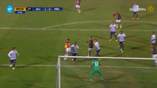 Renzo Revoredo falló un gol solo y sin marca ante Alianza Lima[VIDEO]