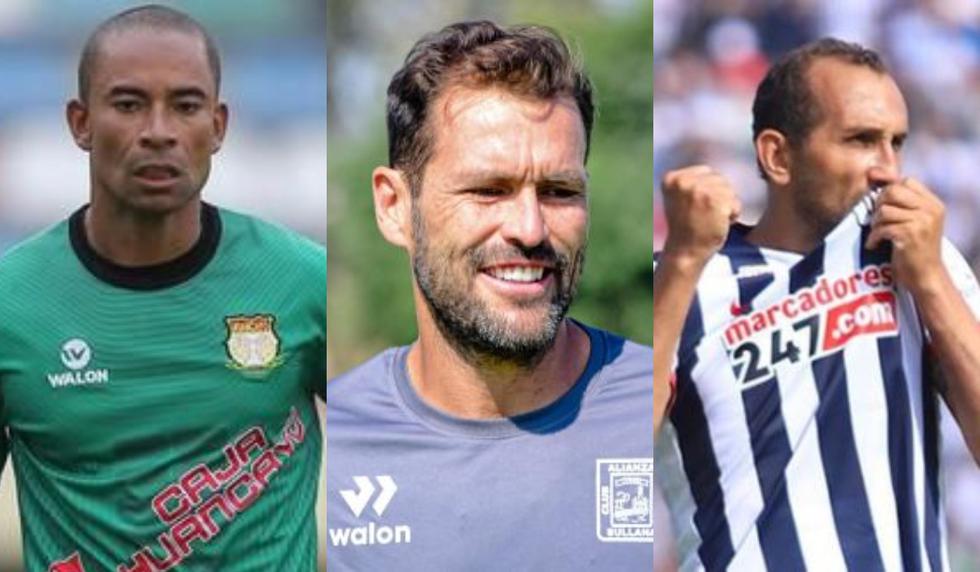 Joel Pinto, Mauricio Montes y Hernán Barcos figuran en la lista de jugadores más veteranos de la Liga 1.