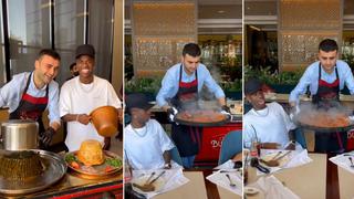 Video Viral: Vinicius Junior pasa susto en restaurante de CZN Burak