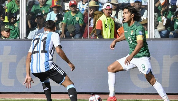 Argentina vs. Bolivia en partido por Eliminatorias 2026. (Foto: AFP)