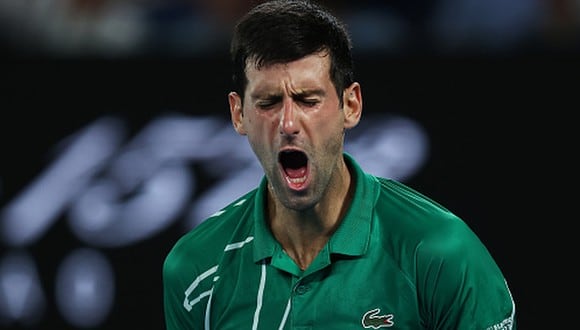 Novak Djokovic venció a Roger Federer y pasó a la final del Australian Open 2020. (Getty Images)