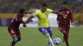 Brasil vs. Venezuela (2-1): resumen, goles y video por Sudamericano Sub-17