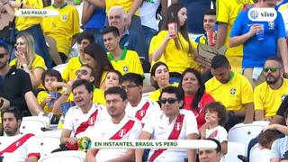 La gran cantidad de hinchas peruanos que llegaron a alentar a la Selección en el duelo ante Brasil [VIDEO]