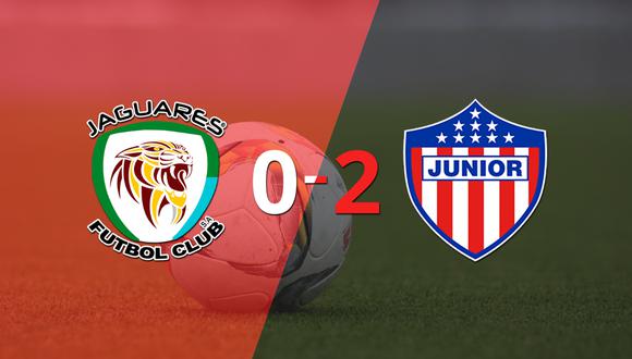 Victoria de 2-0 en la visita de Junior a Jaguares