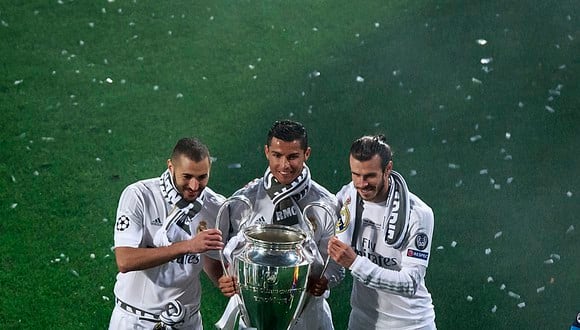 Karim Benzema, Gareth Bale y Cristiano Ronaldo jugaron juntos entre el 2013 y 2018. (Foto: Getty Images)