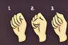 According to the way you close your fist in this visual test you will discover your mental strength