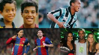 La vida de una estrella: la evolución de Ronaldinho desde su debut hasta el retiro [FOTOS]