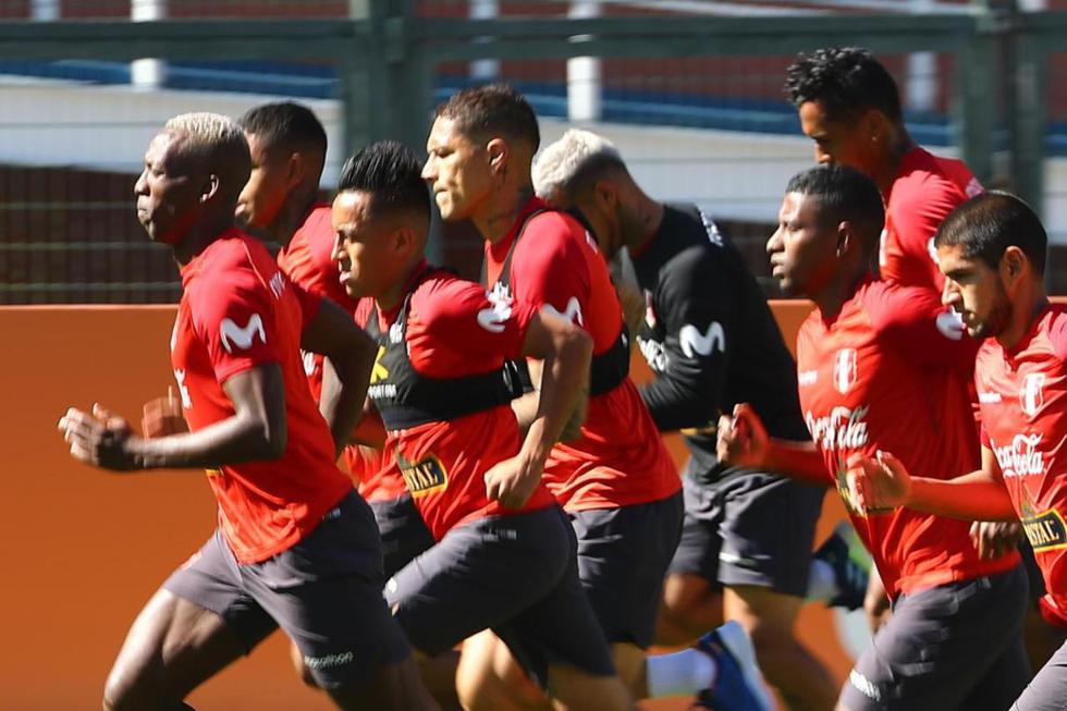La Selección Peruana realizó su primer entrenamiento de cara a los cuartos de final de la Copa América. (Foto: Daniel Apuy)