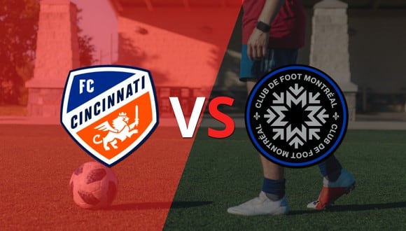 Termina el primer tiempo con una victoria para CF Montréal vs FC Cincinnati por 3-2