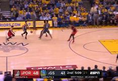 Rivalidad fraternal: Seth Curry y Stephen Curry tuvieron un interesante duelo en el Warriors vs. Trail Blazers [VIDEO]