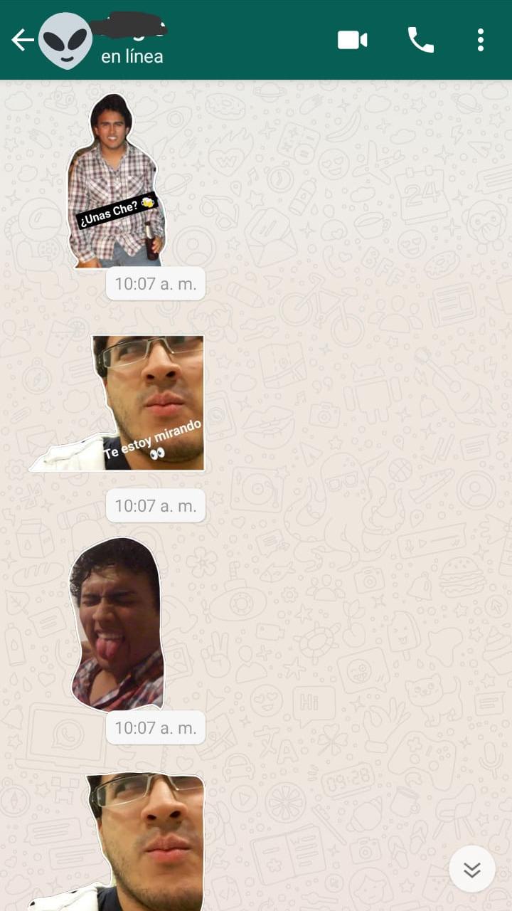 Stickers personalizados de WhatsApp (Foto: Captura)