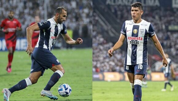 Hernán Barcos y Jesús Castillo jugaron ante Paranaense. (Composición: Alianza History / Alianza Lima)