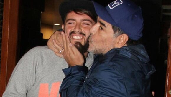 Diego Maradona Jr. y la conmovedora carta a su progenitor. (Foto: Twitter)