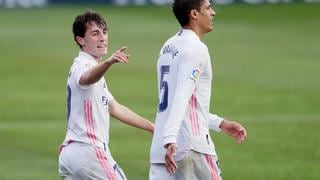 ¡San Varane! Real Madrid venció 2-1 a Huesca con doblete del defensa francés