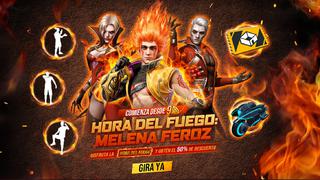 Ahorra en Free Fire hasta el 50% de diamantes en los giros del evento “Hora del Fuego”