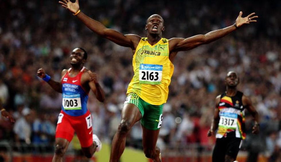 Usain Bolt tiene el récord mundial de 100 metros planos con 9,58s. (Getty)