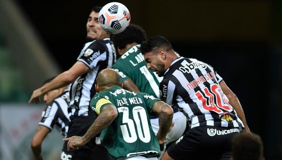 Palmeiras y Mineiro no se sacaron diferencias en la semifinal de ida de la Copa Libertadores. (Foto: Conmebol)