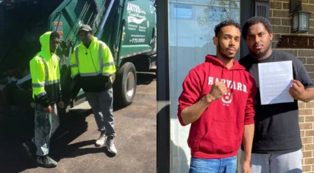 Fue abandonado de niño, trabajó como recolector de basura y ahora logró ingresar a la Universidad de Harvard. (Fotos: CNN)