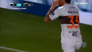 Cumpliendo la ley del ‘ex’: Nicolás Bertolo anotó el 1-1 de Boca Juniors vs. Platense [VIDEO]