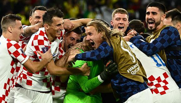 La Selección de Croacia elimina a Brasil en tanda de penales por cuartos de final del Mundial Qatar 2022. (Foto: AFP)