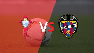 Celta y Levante se mantienen sin goles al finalizar el primer tiempo