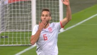 El primero: el zurdazo inatajable de Sergio Canales para el 1-0 de España en Ámsterdam [VIDEO]