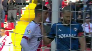 Unos celebran, él pelea: la descontrolada reacción de Sergi Guardiola tras marcar con el Rayo [VIDEO]