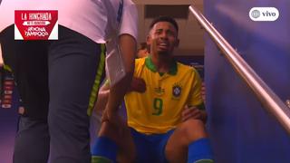 El lamento de Gabriel Jesús: el delantero estalló en llanto tras ser expulsado en la final de Copa América [VIDEO]