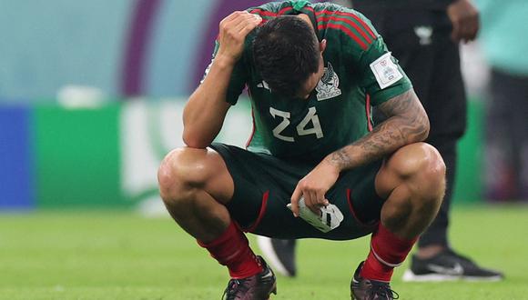 México se impuso 2-1 a Arabia Saudita, pero quedó eliminado del Mundial Qatar 2022 por diferencia de goles. (Foto: KARIM JAAFAR / AFP).