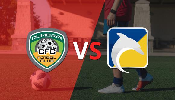 Cumbayá FC y Delfín juegan el segundo tiempo para destrabar el empate