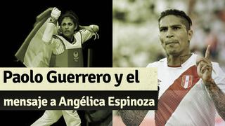 El emotivo mensaje de Paolo Guerrero a Angélica Espinoza por su medalla de oro en Tokio 2020