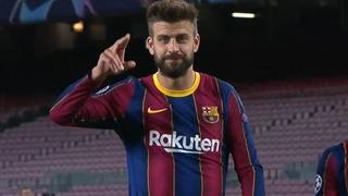 Se disfrazó de ‘9’: el gol de Gerard Piqué en Barcelona vs. Dinamo de Kiev [VIDEO]