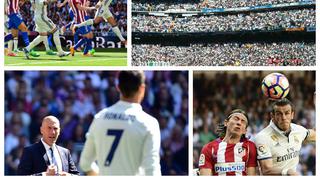 Lo que la TV no te muestra: las mejores imágenes del derbi entre el Real Madrid y Atlético
