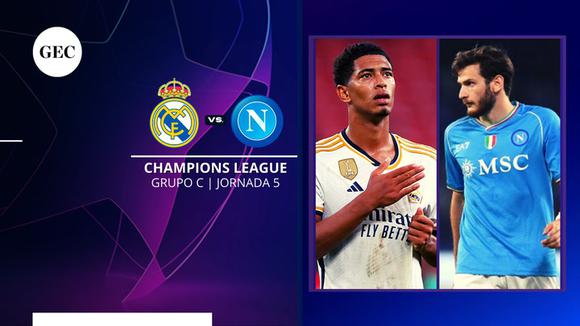 Real Madrid vs. Napoli: horarios, apuestas y dónde ver la Champions League
