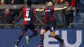 Con doblete de Simeone, Genoa venció 3-1 a la Juventus por la Serie A en Italia