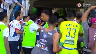 Jugadores ensuciaron clásico de Brasil con brutal pelea en el final del partido [VIDEO]