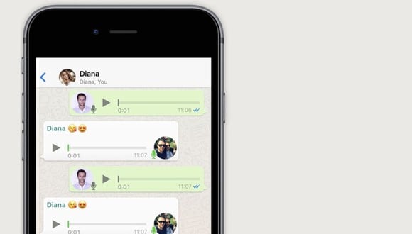 ¿Te has dado cuenta qué es lo que hace WhatsApp con tus notas de voz? Entérate ahora mismo. (Foto: WhatsApp)