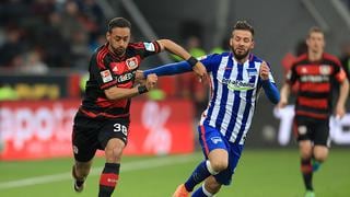 Con 'Chicharito': Leverkusen venció 3-1 a Hertha Berlín por Bundesliga