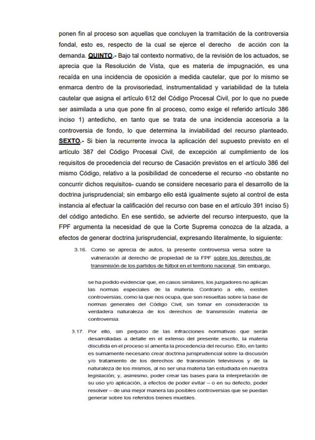 Poder Judicial rechazó casación a la Federación Peruana de Fútbol. (Foto: Difusión)