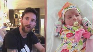 Lionel Messi es viral en Facebook por respuesta a padre que llamó a su hija como él [VIDEO]