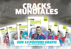 ¡No te los pierdas! Depor te trae los pósters de Mbappé, Modric y otros cracks mundiales