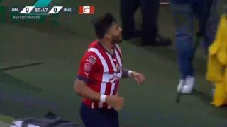 Agónico triunfo: gol de Alexis Vega para el 1-0 del Chivas vs. Puebla [VIDEO]