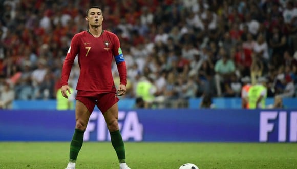 El gol de Cristiano a España en el Mundial 2018 fue uno de los últimos del luso de falta directa. (Foto: Getty)