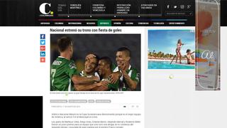 Municipal: así informó la prensa colombiana sobre el triunfo de Atlético Nacional