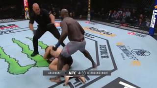 Fue al toque: Jairzinho Rozenstruik noqueó con un gran zurdazo a Andrei Arlovski en las preliminares del UFC 244 [VIDEO]